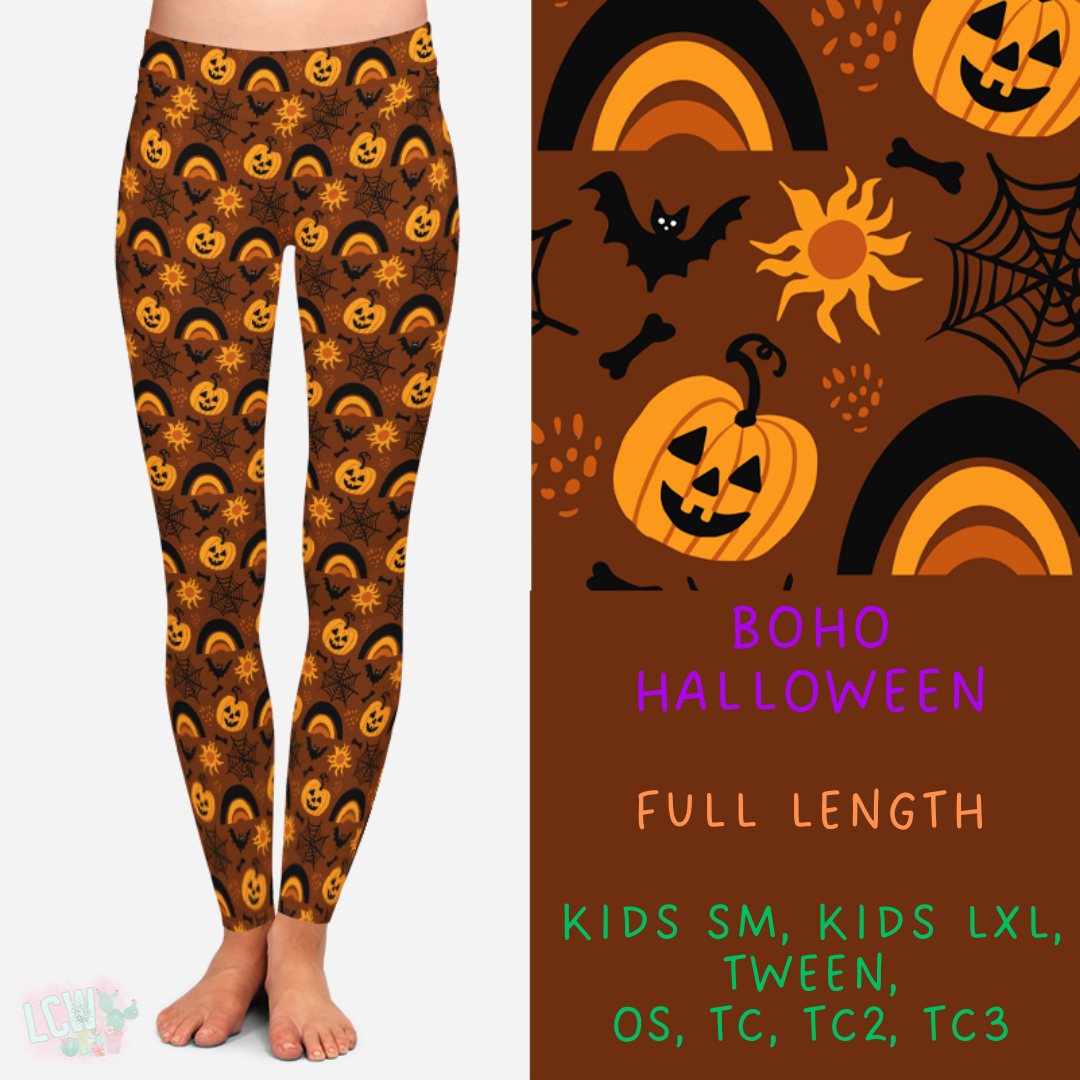 Boho Halloween Leggings