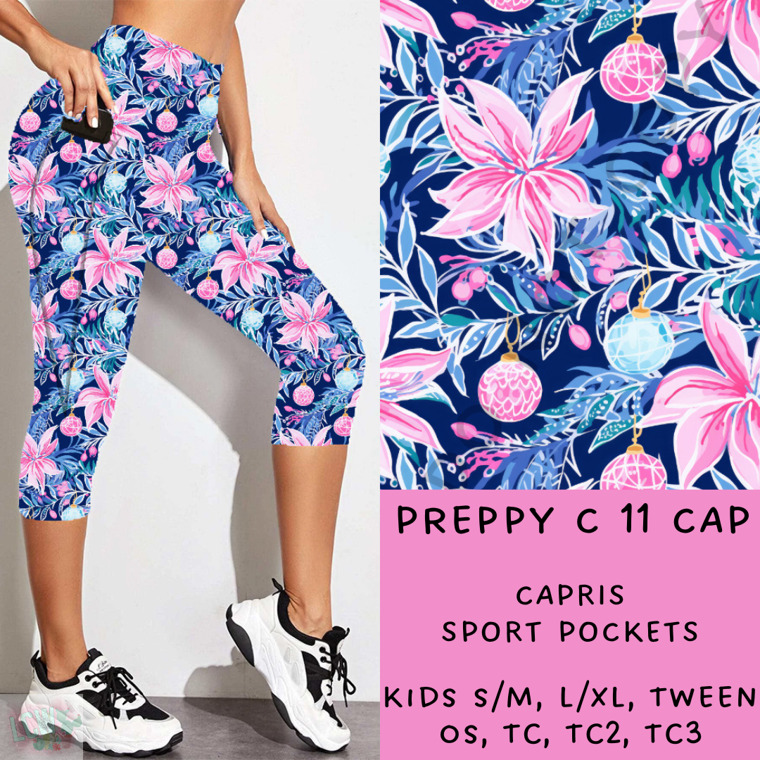 Ready To Ship - Preppy C 11 Capri Leggings - TC
