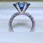 5 Carat Moissanite 925 Sterling Silver Ring