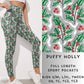 Ready To Ship - Puffy Christmas - Puffy Holly Leggings