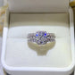 2 Carat Moissanite 925 Sterling Silver Ring