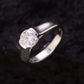1.5 Carat Moissanite 925 Sterling Silver Ring