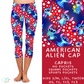 Ready To Ship - American Alien Capri Leggings