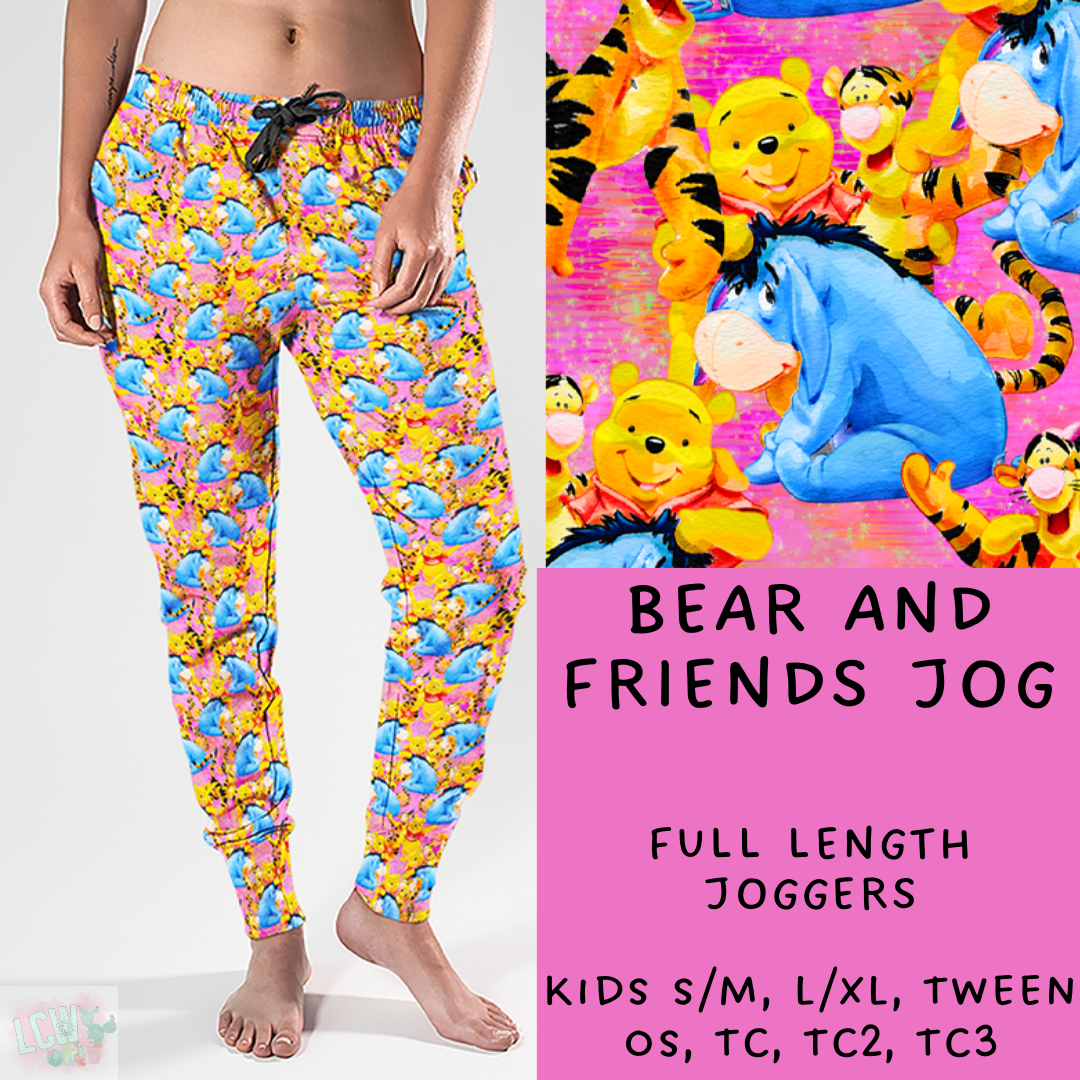 Ready To Ship - Bear and Friends Joggers