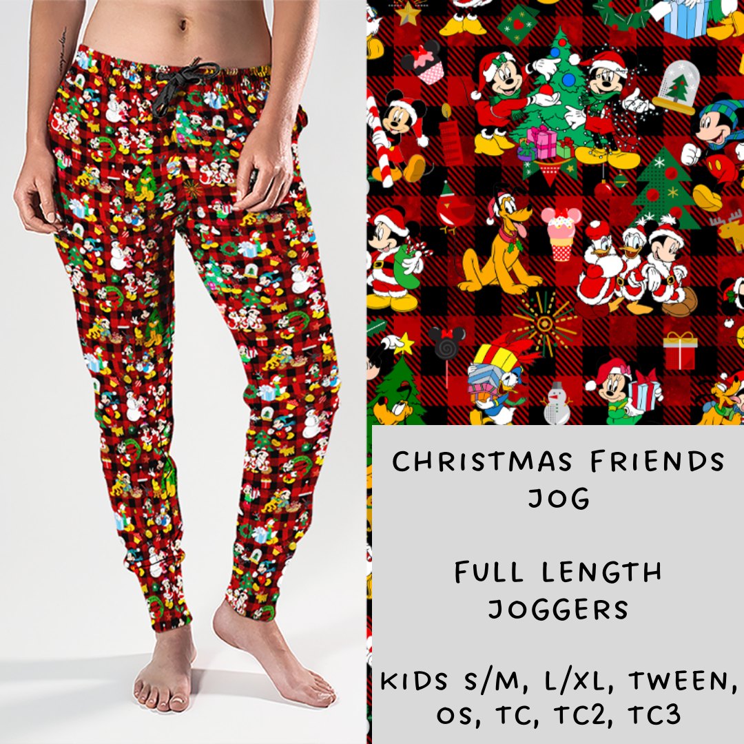 Ready To Ship - Christmas Friends Joggers