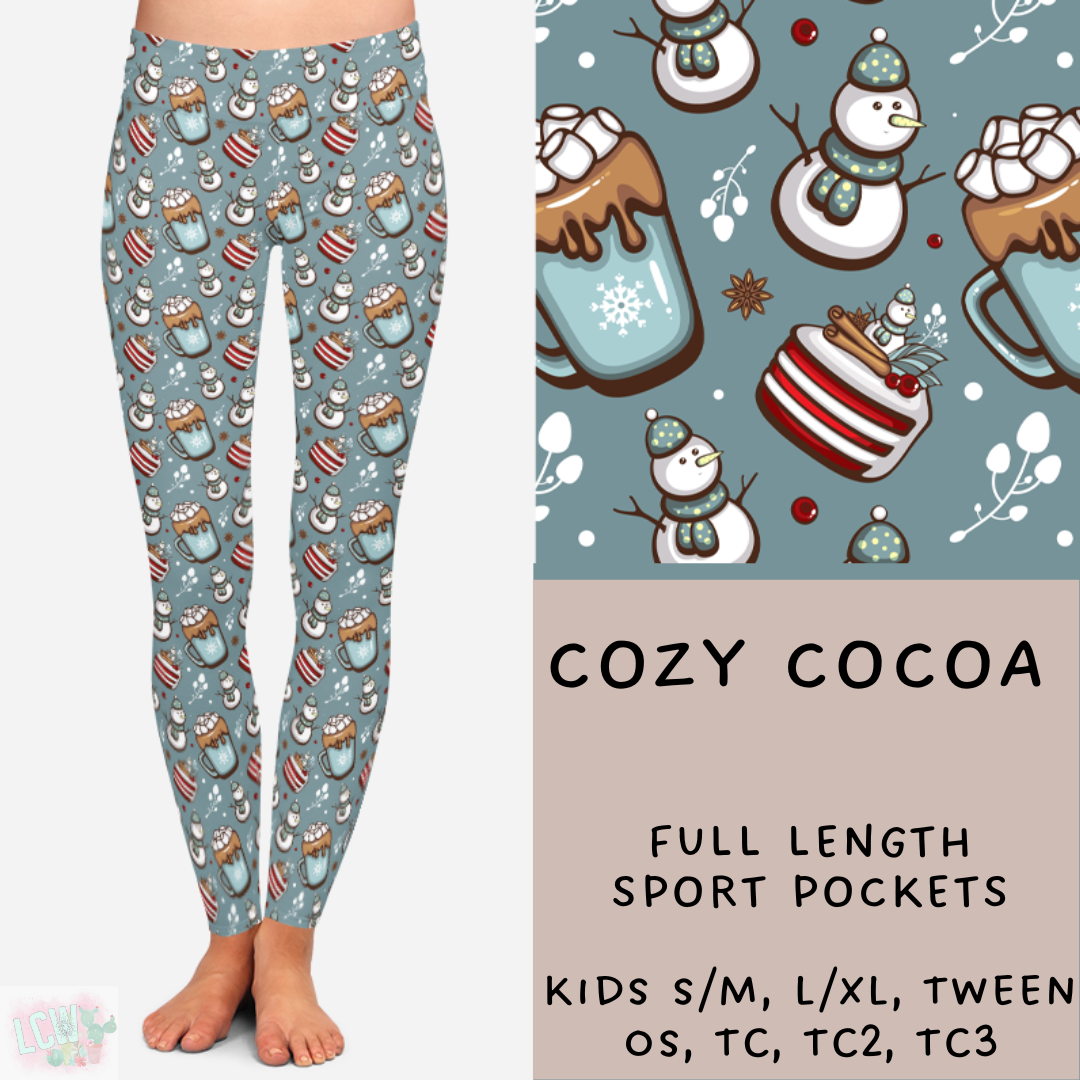 Ready To Ship - Cozy Cocoa Leggings & Capris