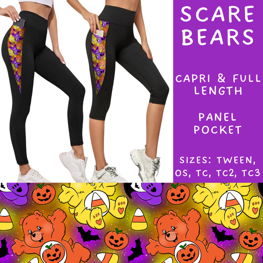 Ready To Ship - Scare Bears Pocket FullLength Legging - OS