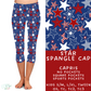 Ready To Ship - Star Spangle Capri Leggings