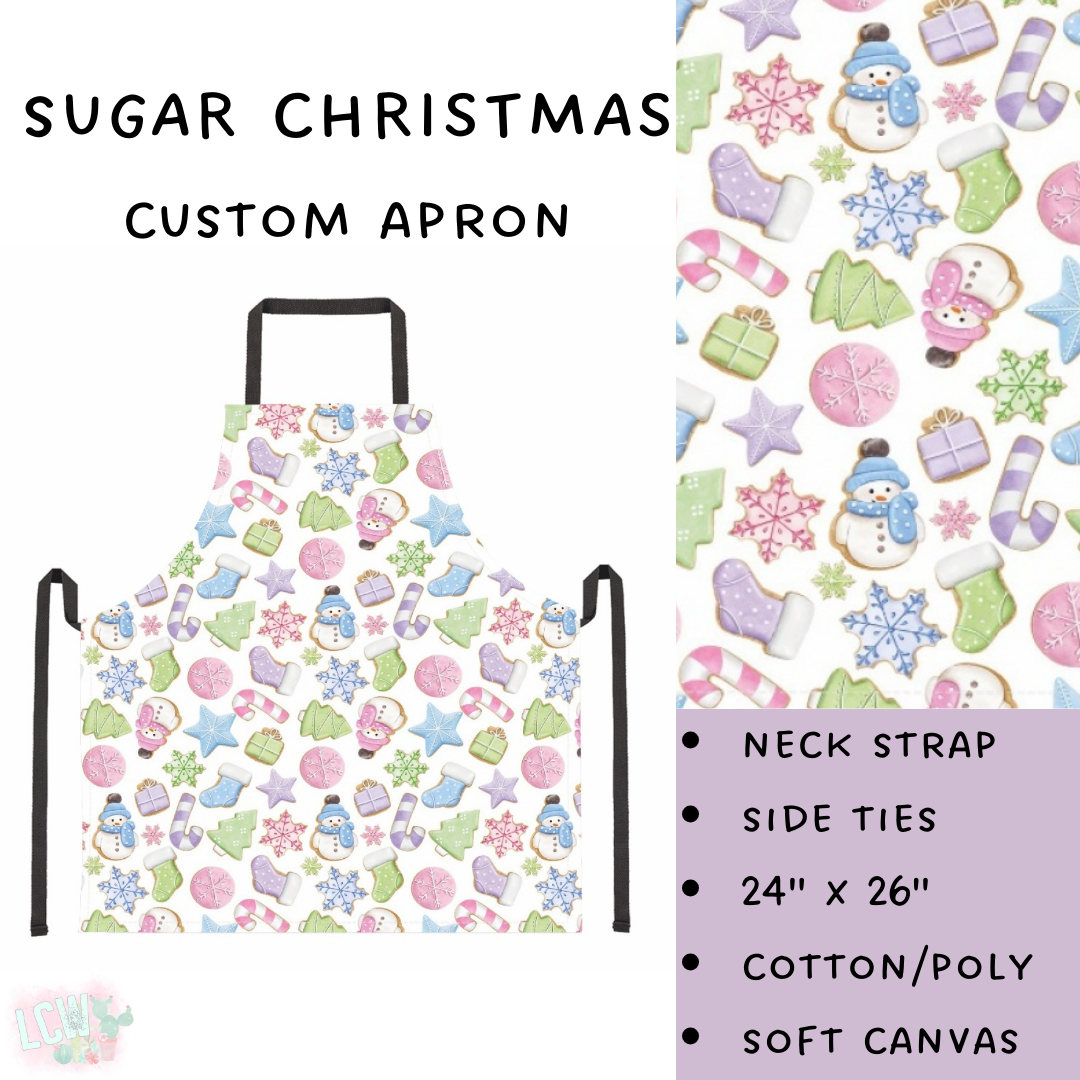 Ready To Ship - Sugar Christmas Apron