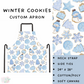 Ready To Ship - Winter Cookies Apron