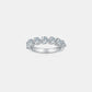 2.1 Carat 925 Sterling Silver Moissanite Heart Ring